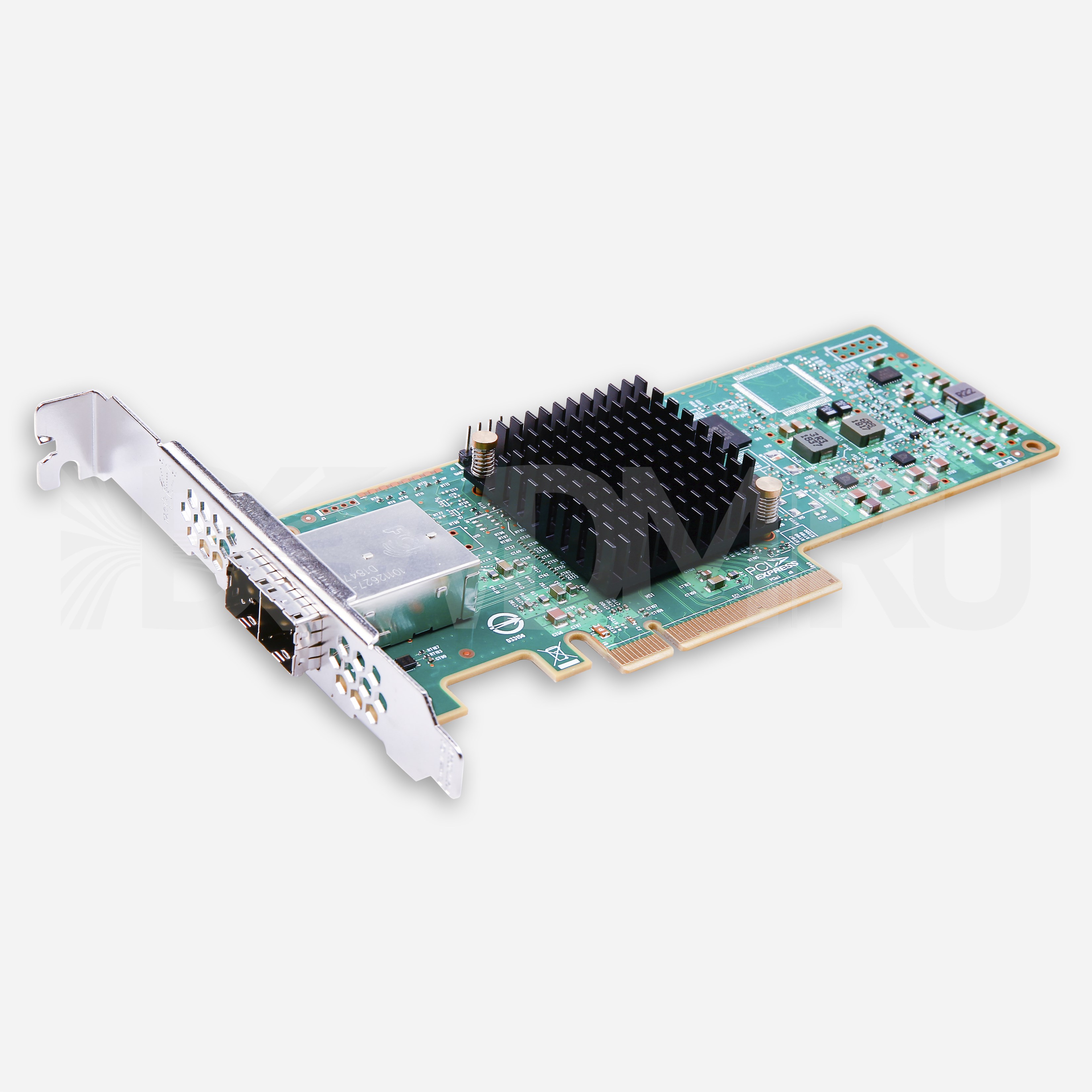 HBA-адаптер, 2 порта SFF-8644, LSI SAS 3008 Сontroller, PCIe 3.0 X8 - ДВДМ.РУ (DSO-Z-12G2SF4-3008-X30-8)